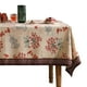 thumbnail image 1 of Mantel de lino francés de diseño Patdrea 160x220 cm floral rojo, 1 of 9