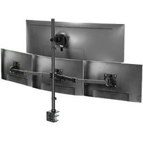 VIVO Quad Computer Monitor Desk Mount, 1 Ultrawide to 49", 3 Standard to 27"
