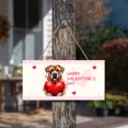thumbnail image 3 of Happy Valentine's Day Mastiff Brings Love Heart Landscape Wood Sign Mastiffs Dog Lover Gifts Idea Hanging Wall Home Decor - 02028, 3 of 5