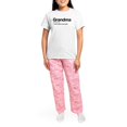 thumbnail image 4 of CafePress - Grandma Definition Women's Light Pajamas - Women's Short Sleeve Print T-Shirt and Pants Light Cotton Pajama Set, 4 of 7