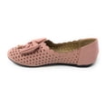 thumbnail image 2 of Victoria K Women's Diamond Cut Out With Embossed Bow Ballerina Flats, 2 of 5