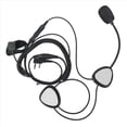 thumbnail image 4 of 3X Auriculares Casco Impermeable Moto Auriculares 2 Pin PTT Motocicleta Auriculares para Radios de Dos Vías, 4 of 5