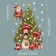 thumbnail image 3 of Pegatinas navideñas para ventanas y paredes, decoración navideña para el hogar 2024, adornos navideños, árbol de Navidad, regalo de Navidad, Año Nuevo 2025, 3 of 5