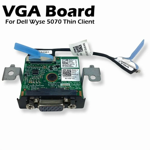 Lot of 10 Dell Wyse 5070 Thin Client VGA Daughterboard with Bracket & Cable – 3WK4X