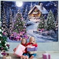 thumbnail image 5 of Sevenstars Christmas Tree Tapestry Xmas Wall Tapestry Snow Wall Hanging for Room Decor,59.1" x 82.7", 5 of 5