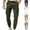 Army Green, variant on Men's Tactical Pants Water Resistant Ripstop Cargo Pants Lightweight Work Hiking Pants with Multi Pockets Relaxed Fit Elastic Waist Trousers Outdoor Apparel