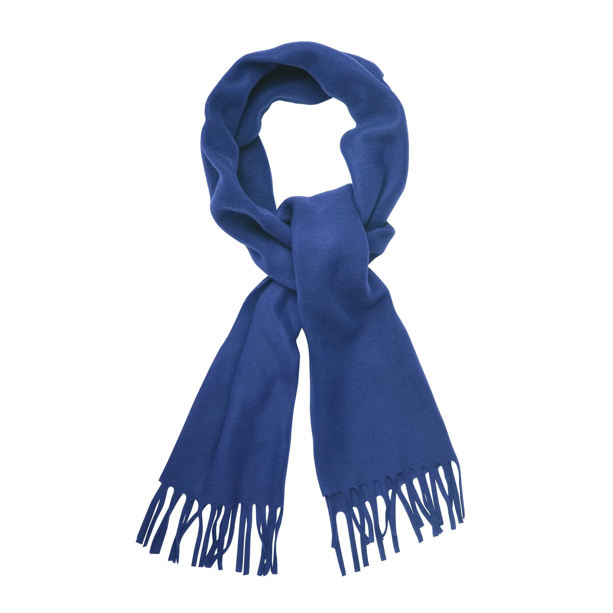 6-Pack Mens Polyester Solid Color Muffler Scarf, Plain Multi