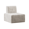 thumbnail image 4 of Bean Bag Chair,Accent Chair,Modular Sherpa Sofa Chair,Floor Sofa for Adults,Fireside Chair,Reading Chair for Living Room,Bedroom,Office,Beige, 4 of 10