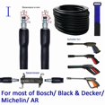 thumbnail image 1 of Car Wash Water Gun Pipe High Pressure Car Washer Water Cleaning Extension Pipe For for Karcher Bosch Black Cleaning Machine, 1 of 5