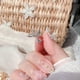 thumbnail image 2 of Sonducket Anillo abierto de cobre con letras mayúsculas, anillos seguros reutilizables para mujeres, joyería de viaje para interiores y Type7 NO7, 2 of 5