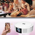 thumbnail image 1 of Wamans 5G Dual Band WiFi Bluetooth 4K Super HD Smart Projector High Brightness Blue Light Eye Protection Support For Android/iOS/PC Wireless Same Screen Sharing Clearance Items, 1 of 9