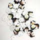 thumbnail image 4 of 100 Piezas de Botones de Forma de Pingüino para Proyectos Adornos de Decoración Scrapbooking Tarjeta Macarena Botones de madera, 4 of 8