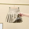 thumbnail image 4 of Zshosam Skirts for Kids Skirts for Girls Elastic High Waisted Tennis Skirt Athletic Golf Workout Sports Shorts Size 6T 7T,(Khaki 6-7 Years), 4 of 8