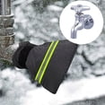 thumbnail image 5 of Openpig Outdoor Faucet Covers for Winter, 5.9” W x 7.9” H, Outside Water Faucet Winter Covers, Thickened Insulated Cover for Outside Faucet with Reflective Strip, 2 Pack Black, 5 of 6