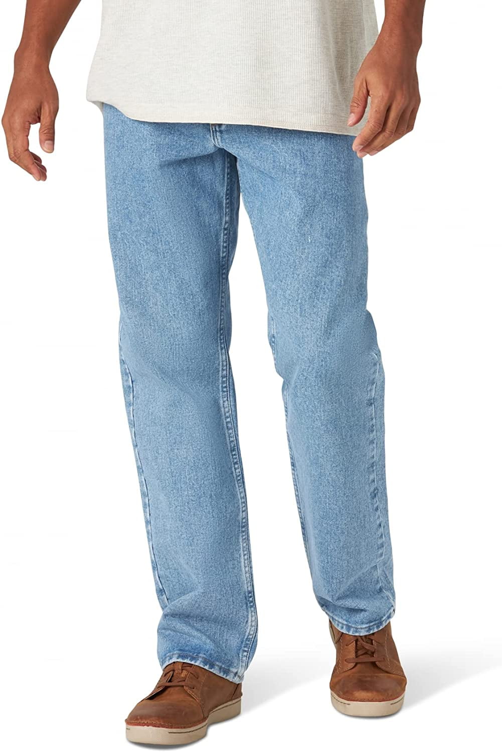 Wrangler Authentics Men's Classic 5-Pocket Cotton Relaxed Fit Jean 44W ...