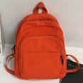 thumbnail image 4 of PENGXIANG Women Campus Backpack Canvas Simple Rucksack Daily Bag for Female (Black), 4 of 6