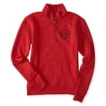 thumbnail image 1 of Sudadera Aeropostale con Logo y Cremallera de 1/4 Mujer Rojo Grande, 1 of 2