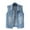 Light Blue Denim Vest Jacket for Women#3, variant on Fonma Women's Casual Denim Vest Sleeveless,Vintage Jean Vest Button Down Pink M