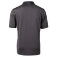 thumbnail image 2 of Cutter & Buck Golf Virtue Eco Pique Micro Stripe Polo Black/Elemental Grey XXL, 2 of 2