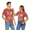 thumbnail image 6 of Love Is In The Air But So Is Covid Funny T-Shirt Cute Nurse Valentine Shirt, 6 of 6