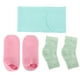 thumbnail image 1 of Calcetines hidratantes para el cuello, reparadores de Gel hidratante reutilizable, coderas, rosa, azul y verde, 1 of 8
