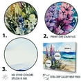 thumbnail image 3 of Designart "Seashore Blue Bonnets II" Blue Bonnets Floater Framed Wall Decor, 3 of 5