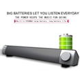 thumbnail image 2 of Mistaha Wireless Bluetooth Speaker 10W Soundbar Home Theater Deep Bass Sound Bar AUX IN TF, 2 of 8