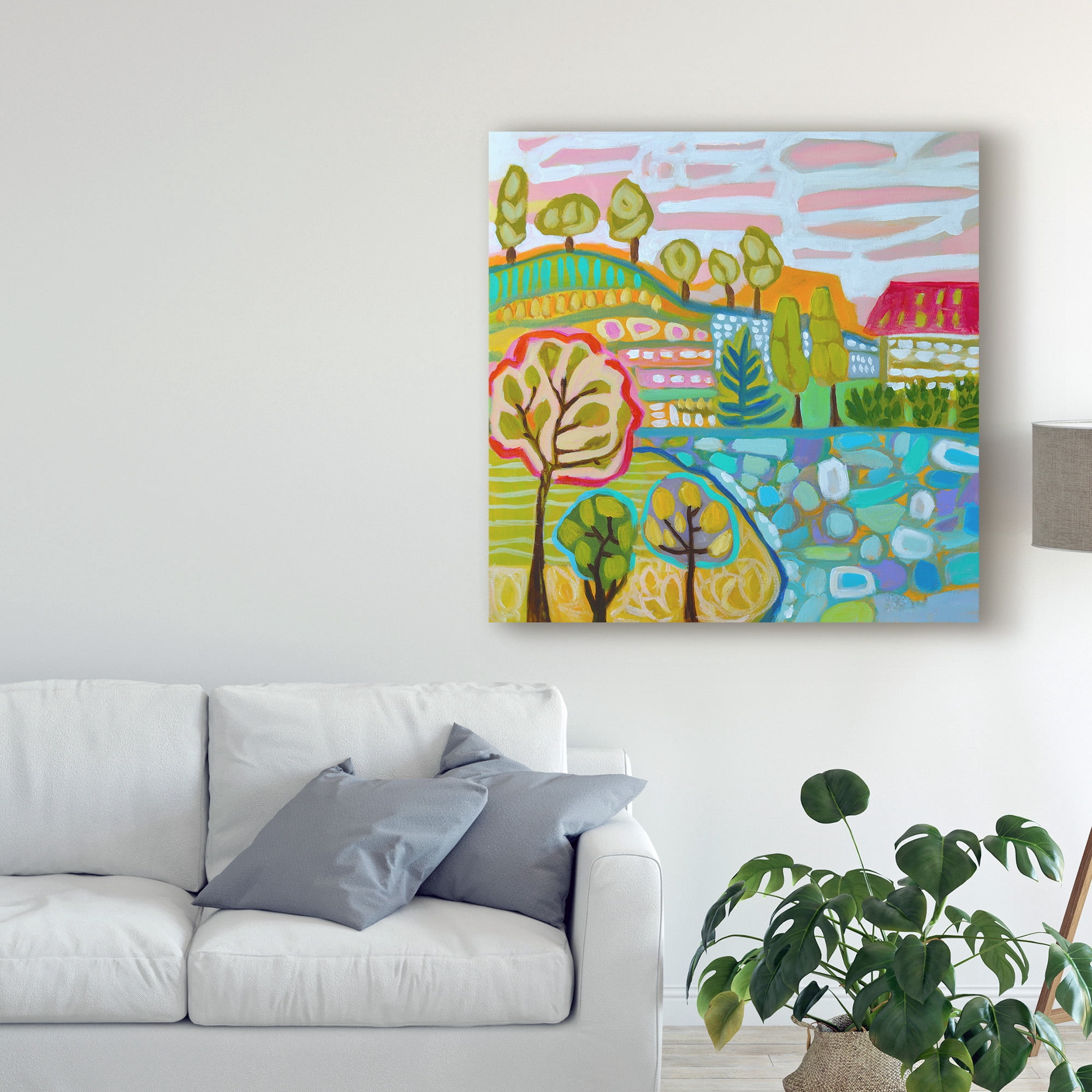 Trademark Fine Art 'Tree Farm' Canvas Art by Karen Fields