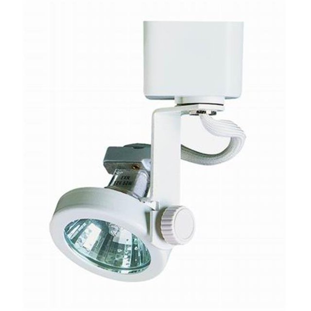 Track Lighting With Gimble Ring Head, 50W - White