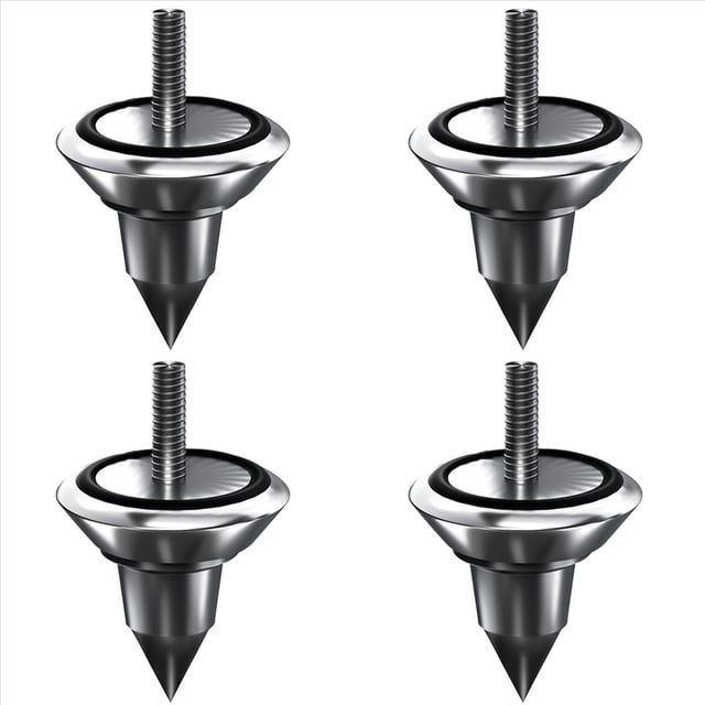 Amplificador de Altavoz de Audio HIFI Que Absorbe los Golpes, Base de Pies Cónicos, Almohadilla de Soporte con Picos de Aislamiento de Uñas, 4 Uds. Clavo de Pie M6