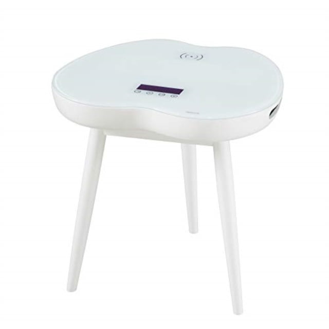 2020 Modern Smart Table Wireless Charging With Bluetooth Speakers Easily Portable Coffee Table Night Table Nightstand Living Room Decor Walmart Com Walmart Com