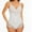 White, variant on Shapewear for Womens, Tummy Control Snatched Waist Lace Chest Support Compression Bodysuit Khaki XL