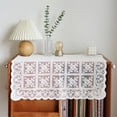 thumbnail image 6 of Luxurys Sheer Lace Tablecloth Stains Resistant Table Runner Easy cleaning Surfaces Perfect For Coffee Tables Bedside Cabinets, 6 of 12