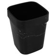 thumbnail image 3 of Shisuyan Square Small Trash Can Lidless Wastebasket Marbling Trash Bin Garbage Container Garbage Bin Marble Pattern Garbage Can Plastic Trash Bin for Bathroom Kitchen, 3 of 9