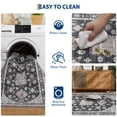 thumbnail image 6 of 2x6 Runner Rug, Washable Boho Area Rug Vintage Low Pile Non Slip Carpet for Kitchen Bathroom Living Room, 6 of 6