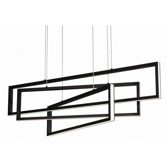 COLP39L30D1BK AFX Cole - 3 Light Pendant-Black Finish