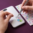 thumbnail image 4 of Rhinestone Decorative Glitter 4.7 Inch Diamond Art Face Gems Self Adhesive Colorful Acrylic Bling Sparkle for Festival Party Rave and Accessory, 1 Pack, 4 of 4