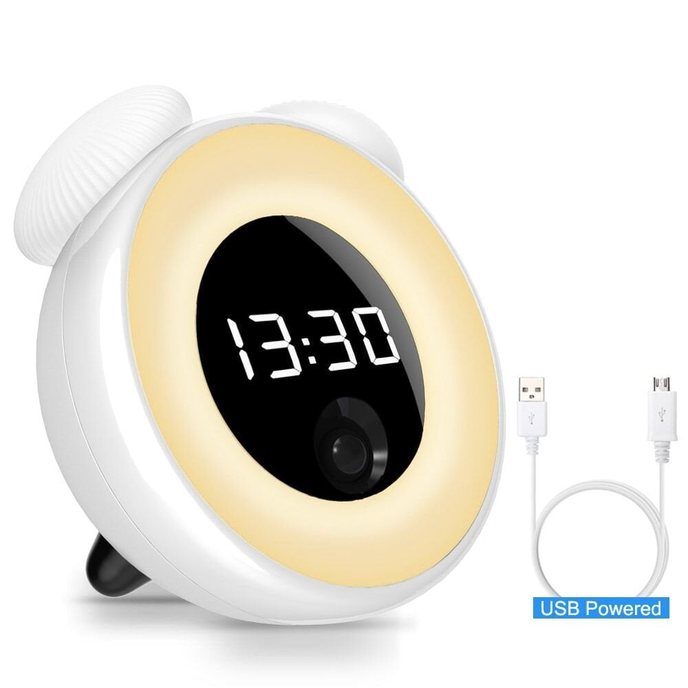 FeelGlad Motion Sensor Sunrise Alarm Clock with Dimmable AutoOff Night