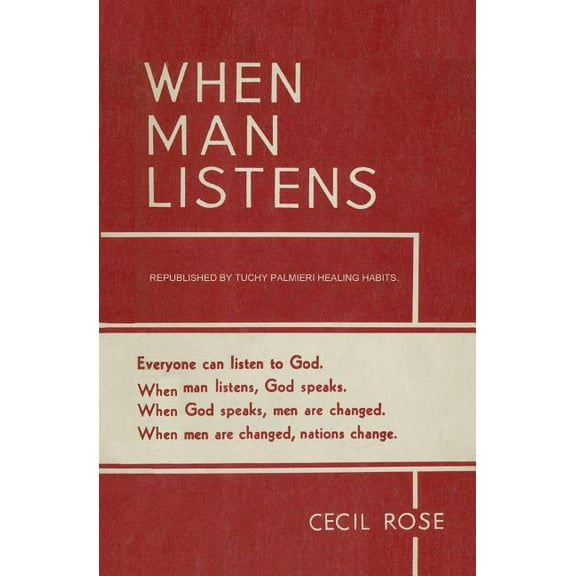 When Man Listens: Everyone can listen to God, (Paperback)