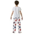 thumbnail image 5 of FORMRS Kids Pajama Pants with Pockets Size 9-10Y Boys Lounge Sleep Bottoms, Star Spangled Helmets, 5 of 8