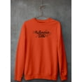 thumbnail image 3 of Halloween Squad Phrase Sweatshirt Women -Image by Shutterstock, Female Small, 3 of 4