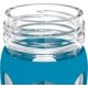 thumbnail image 3 of Lifefactory Botella de agua de vidrio de 16 onzas con tapa abatible activa y funda protectora de silicona Teal Lake, 3 of 5