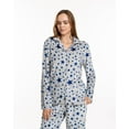 thumbnail image 6 of Brooklyn & Jax Women's Fleece 2 piece Full Sleeve Pajama Set in Christmas Print, X Large, 6 of 6