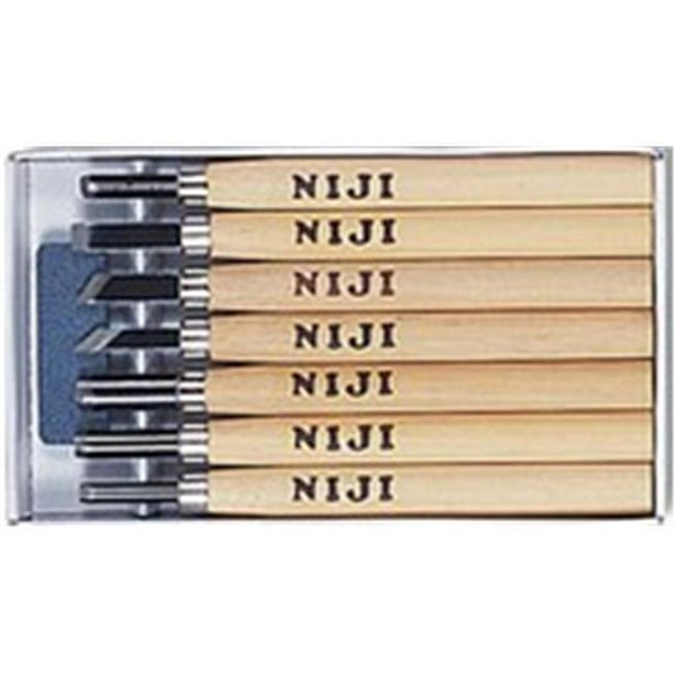 Yasutomo WK 7 Niji Student Woodcarving Set Pieces 7 Walmart