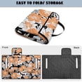 thumbnail image 6 of FUIALDOLG Orange Floral Seat Cover for Golf Carts Soft Non-slip Golf Cart Seat Protector Cover Accessories 51.2x30.3 Inch,Foldable Club Car Seats Covers 2 Passengers, 6 of 8
