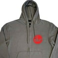 thumbnail image 3 of Blur Unisex Zipped Hoodie: Circle Logo (Back Print) (X-Large), 3 of 4