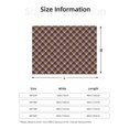 thumbnail image 5 of Fuzoiu Mardi Gras Plaid Print Flannel Blanket,Throw Blanket,Flannel Home Decor,Fleece Bed Blankets,Cozy Soft Blanket for Bed, Sofa, Camping, and Travel-80"x60", 5 of 6
