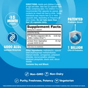Digestive Advantage Lactose Defense Probiotics For Women And Men, Digestive Enzymes For Gut Health, 96 Capsules