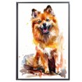 thumbnail image 2 of Finnish Spitz Dog Canvas Wall Art Prints,Watercolor Dog Art Canvas Painting Poster,Pet Canvas Painting Puppy Artwork 8x12 inches, 2 of 6