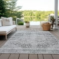 thumbnail image 6 of Addison Rugs Chantille Indoor/Outdoor Traditional Global Gray Washable Rectangle Rug, 2'6" x 3'10", 6 of 6